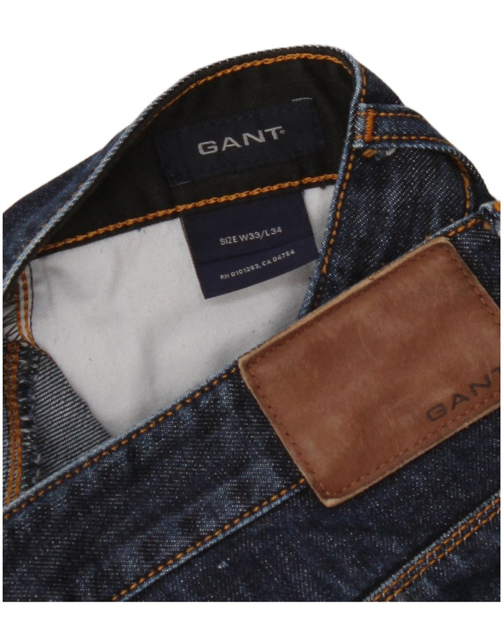 GANT Jean droit homme W33 L34 bleu marine