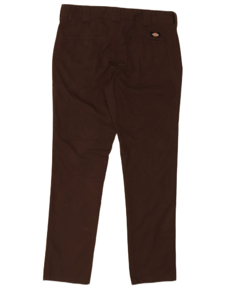 Dickies Pantalon Chino Slim Homme W33 L32 Marron Polyester