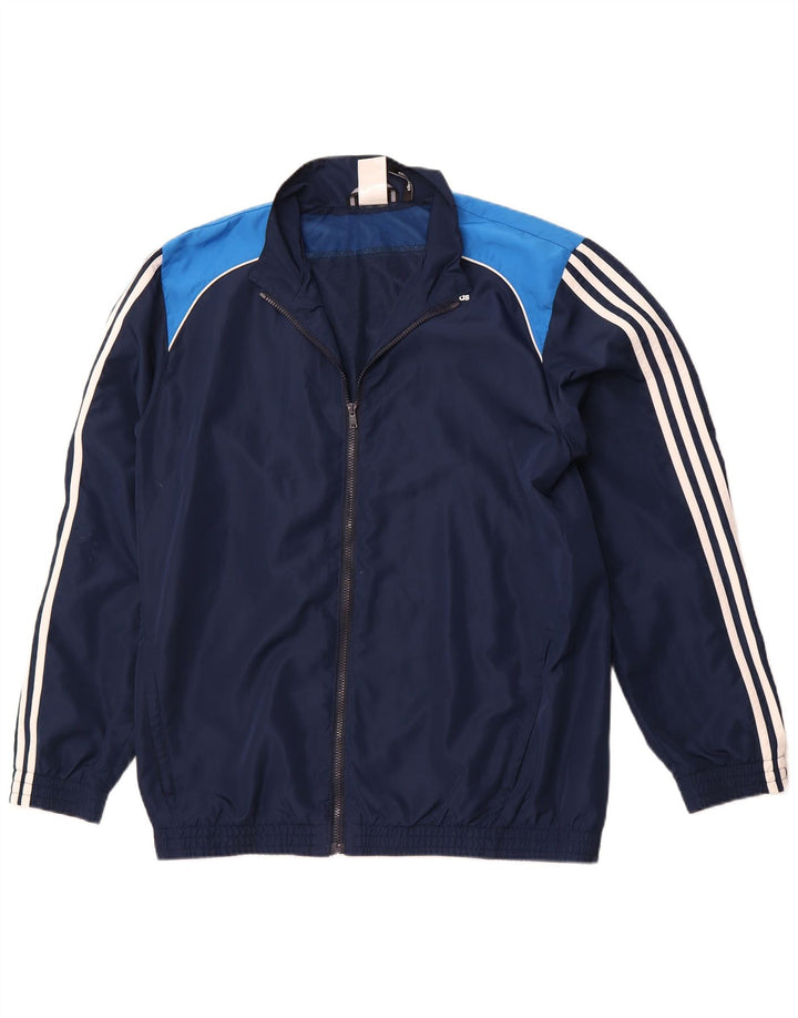 ADIDAS Veste de survêtement Climalite pour homme UK 44/46 Large Bleu marine