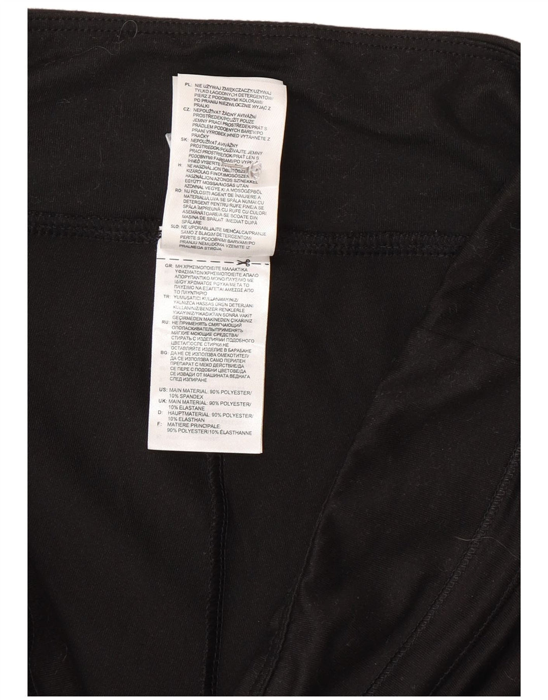 Adidas Femmes Climalite Capri Leggings UK 12/14 Moyen Noir Polyester