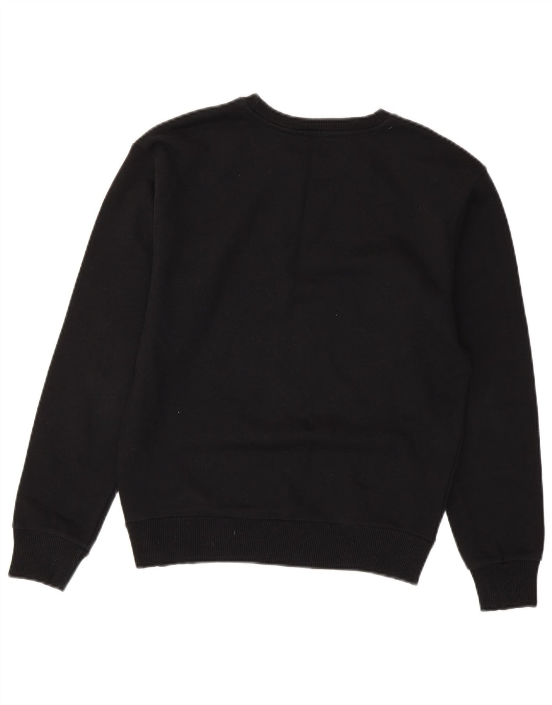 DIESEL Sweat-shirt graphique pour femme UK 10 Petit coton noir