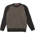LEVI'S Pull à col rond pour homme en laine d'agneau color block Gris Taille L