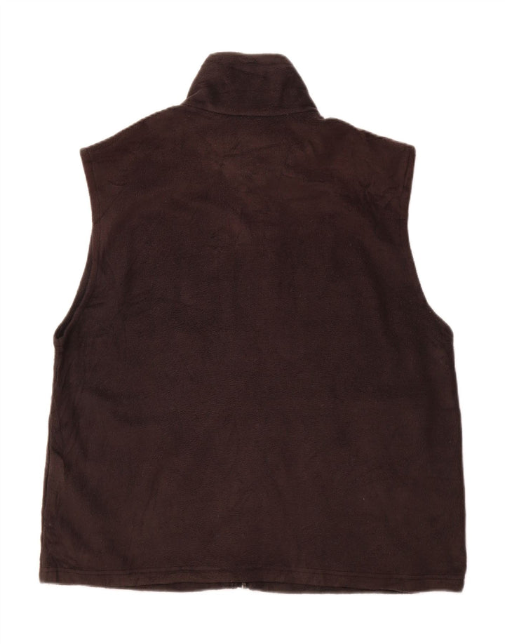 COLUMBIA Gilet Polaire Homme UK 40 Large Noir Polyester