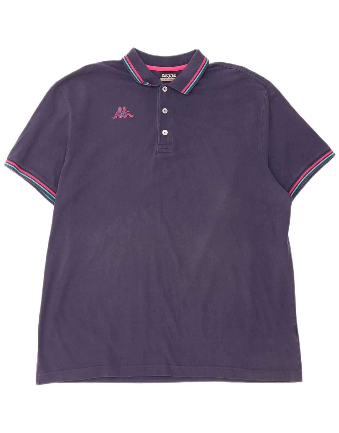 Kappa Polo Homme 3XL Bleu Marine
