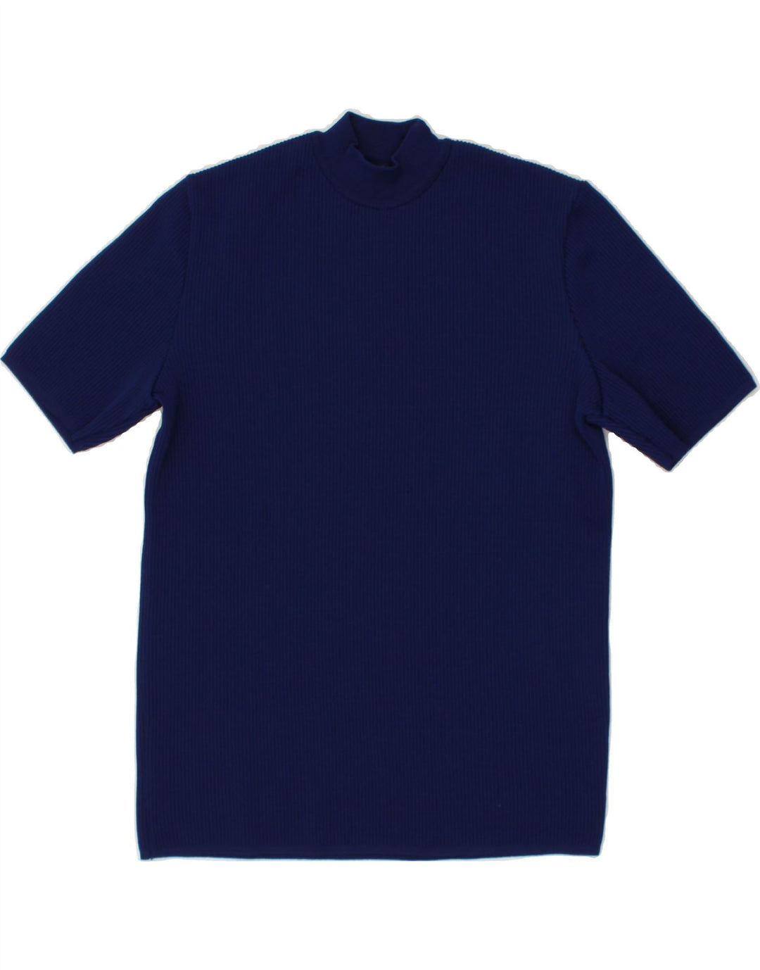 VINTAGE Womens T-Shirt Top IT 46 Large Navy Blue Vintage Vintage and Second-Hand Vintage from Messina Hembry 