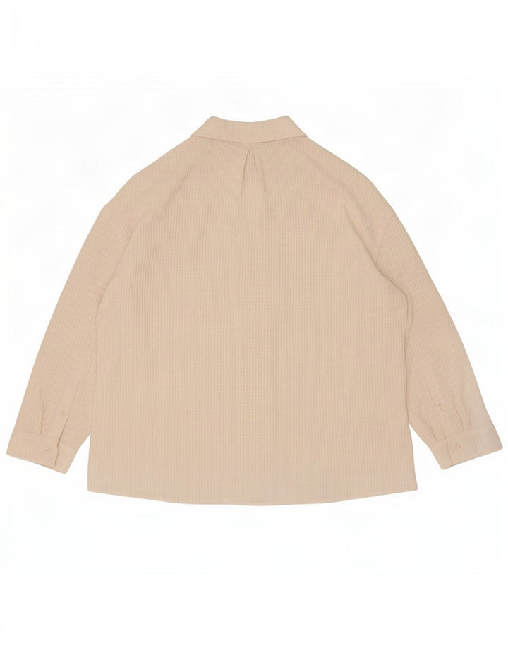 Marks & Spencer Chemisier surdimensionné pour femme UK 16 Large Viscose Blanc cassé