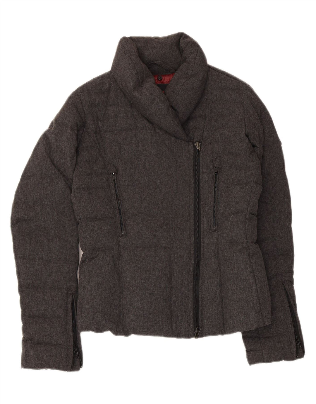 Bomboogie Veste rembourrée pour femme UK 10 Petit nylon gris