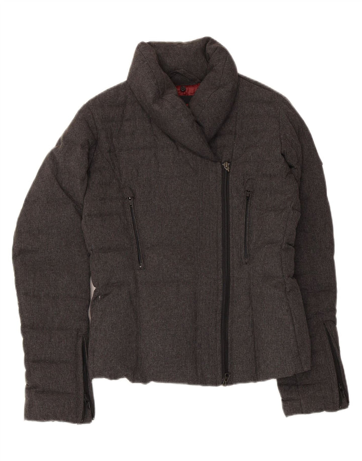 Bomboogie Veste rembourrée pour femme UK 10 Petit nylon gris