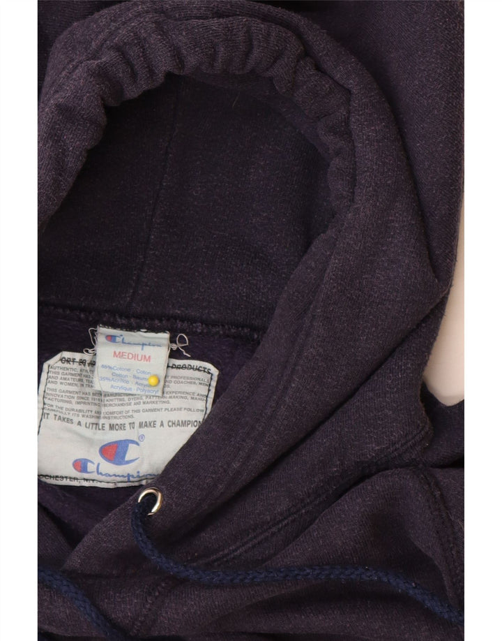 Champion Pull à Capuche Graphique Homme Bleu Marine Moyen Coton