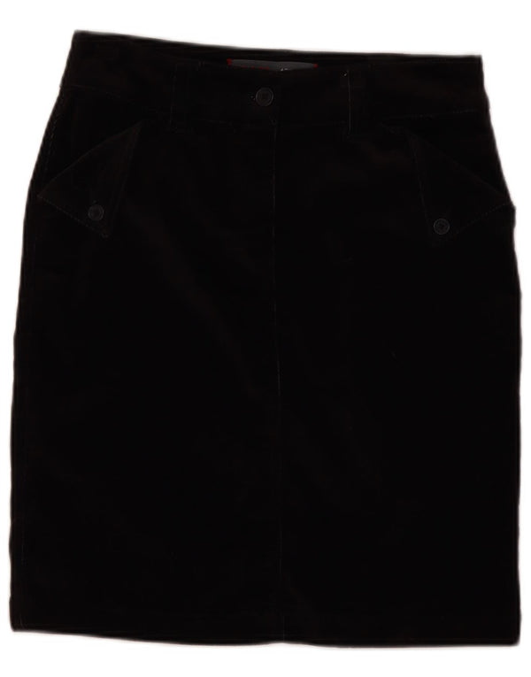 Slam Jupe droite en velours côtelé pour femme IT 42 Medium W32 Noir Coton