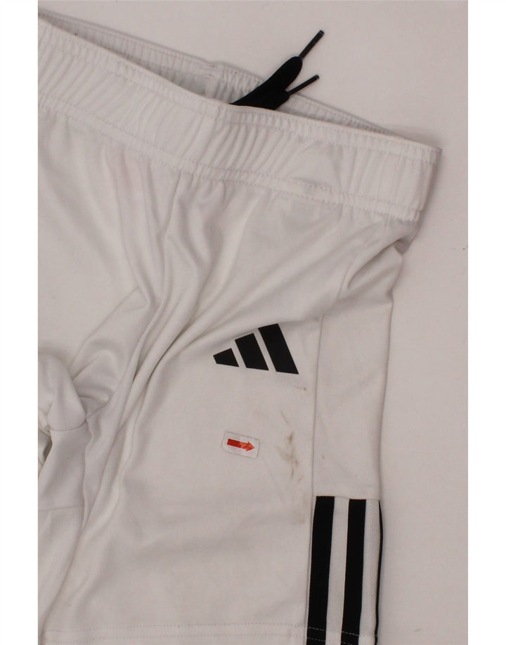 ADIDAS Short de sport Aeroready Garçon 7-8 ans Blanc Polyester