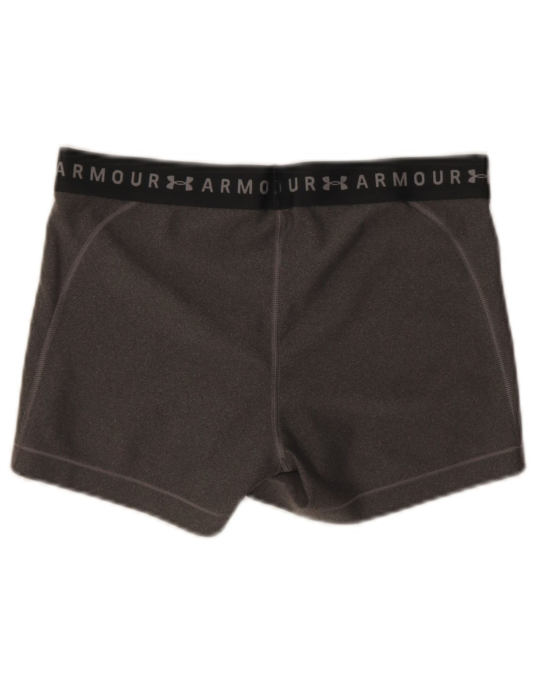 Under Armour Short de sport graphique pour femme UK 14 Gris moyen