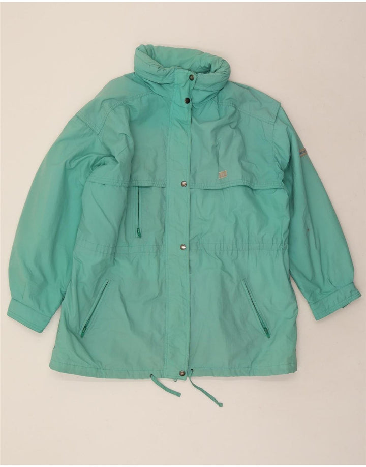 SAN FELICE Womens Windbreaker Jacket US 18 2XL Turquoise Polyamide Vintage San Felice and Second-Hand San Felice from Messina Hembry 