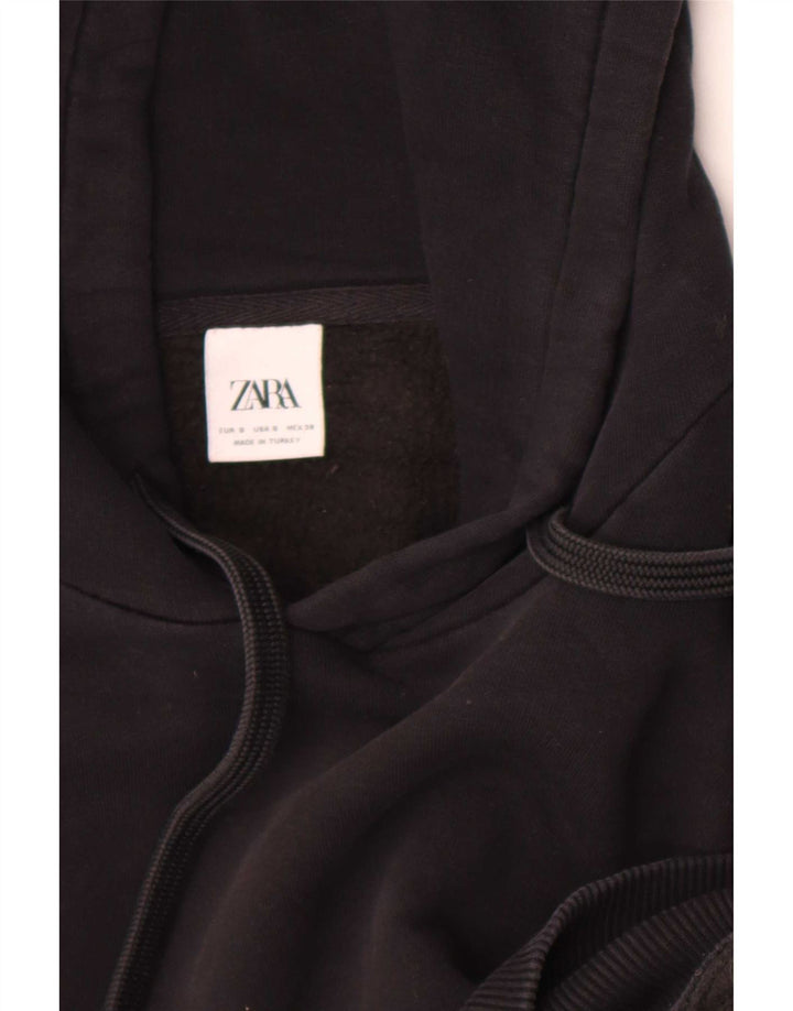 Zara Pull à capuche pour homme Petit Noir