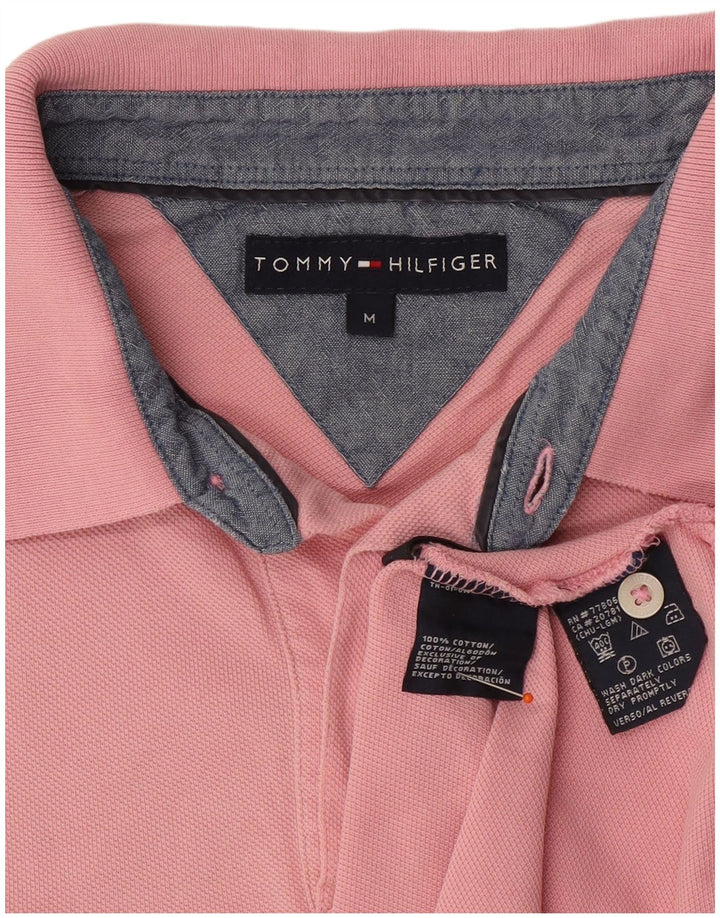 TOMMY HILFIGER Polo Homme Rose Moyen Coton