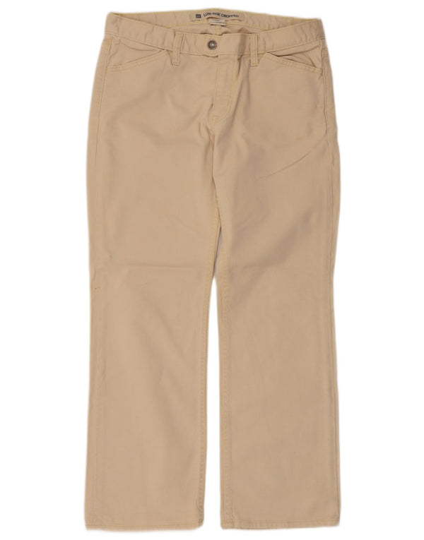 Gap Pantalon court taille basse pour femme UK 12 Medium W32 L27 Coton beige