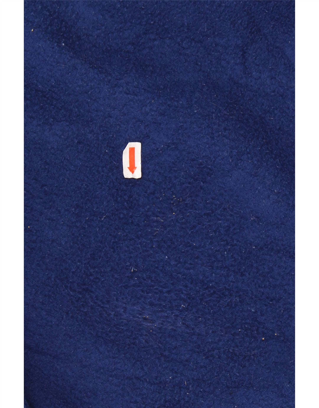 VINTAGE Pull polaire à col zippé pour homme Grand camouflage bleu marine