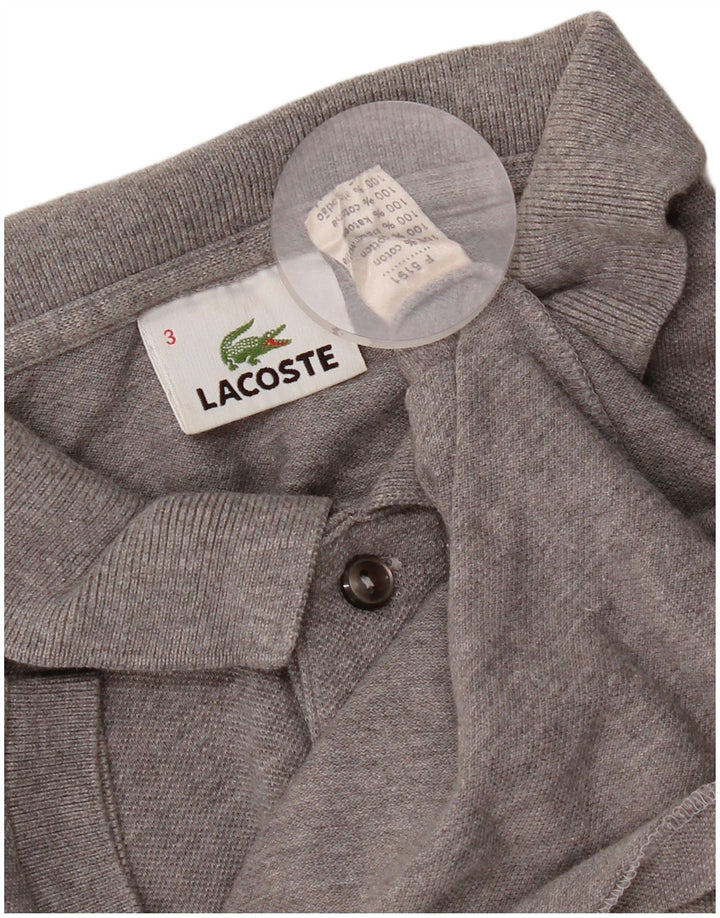 Lacoste Polo Homme Taille 3 Petit Gris Coton