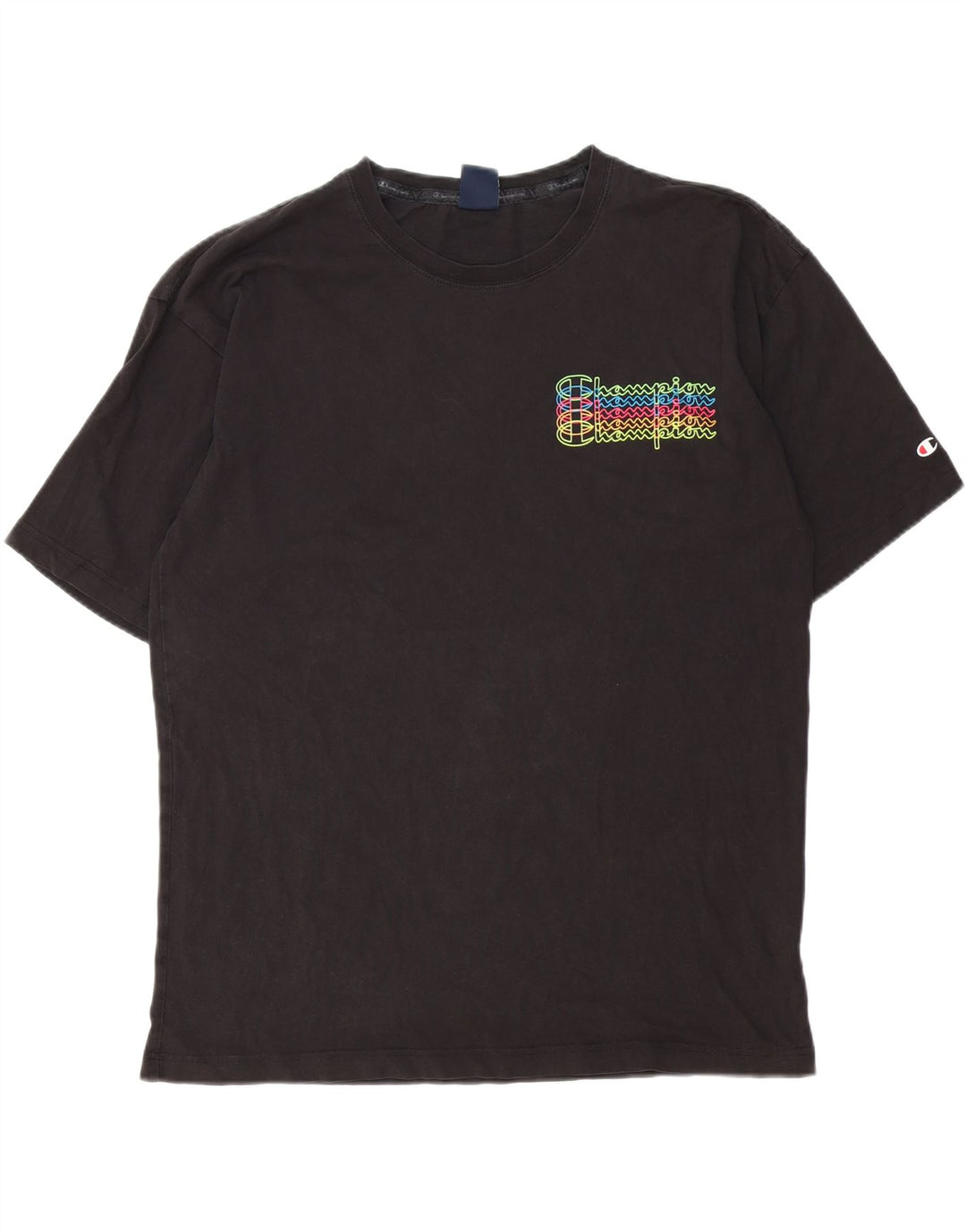 Champion T-Shirt Graphique Homme 2XL Noir