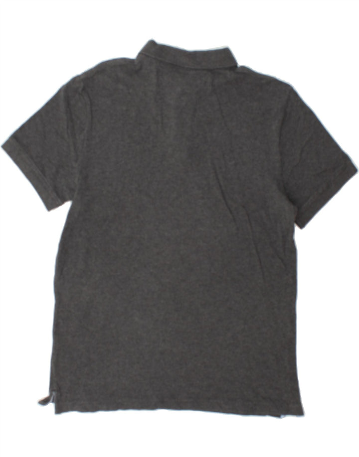 TOMMY HILFIGER Mens Polo Shirt Large Grey Cotton Vintage Tommy Hilfiger and Second-Hand Tommy Hilfiger from Messina Hembry 