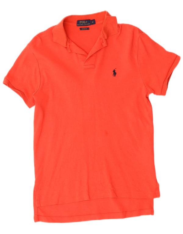 Polo Ralph Lauren Polo ajusté sur mesure pour homme XS en coton rouge