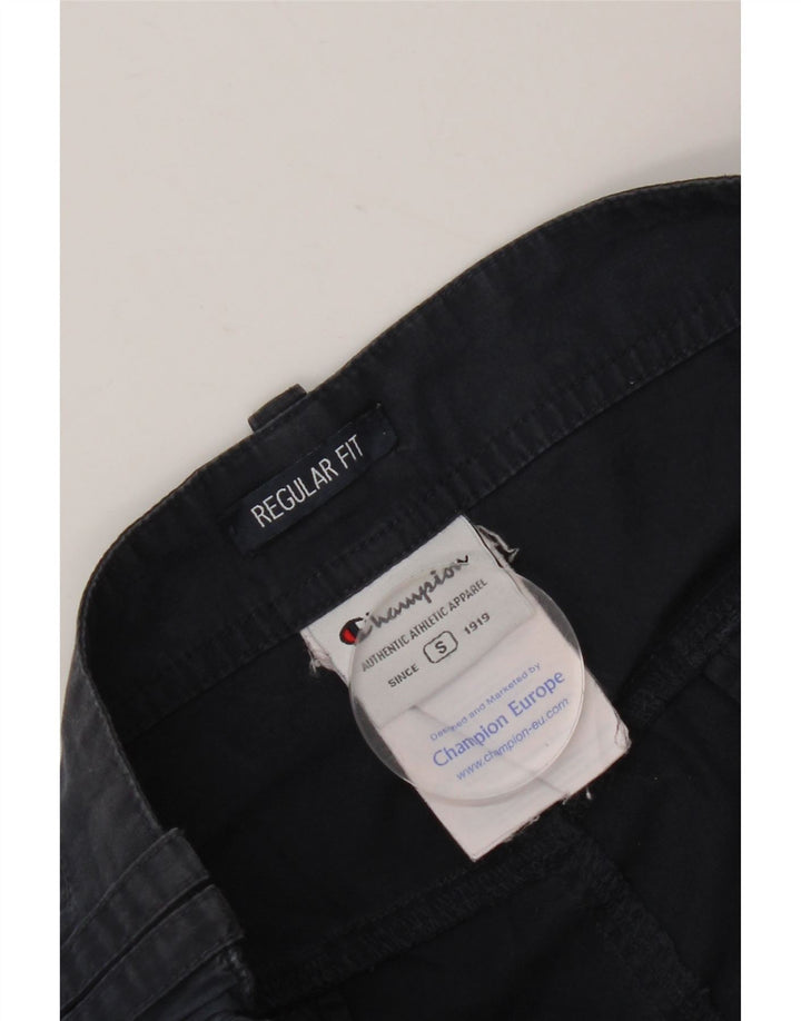 CHAMPION Short cargo coupe régulière pour homme Petit W29 Bleu marine en coton