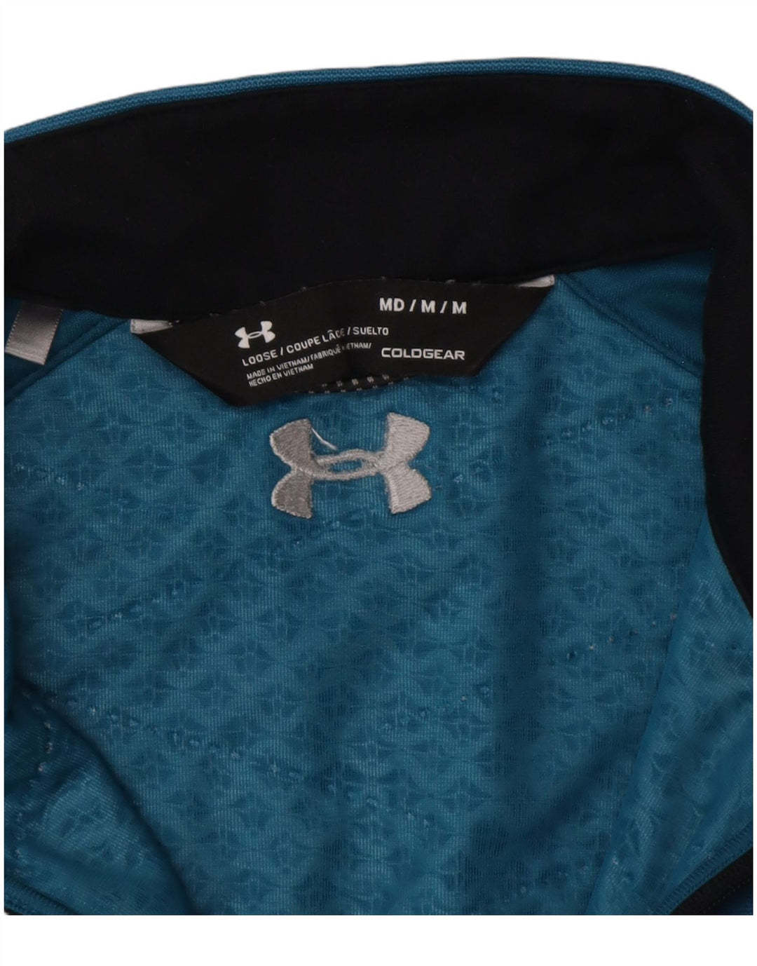 Under Armour Haut Cold Gear Loose Fit Manches Longues Homme Bleu Moyen