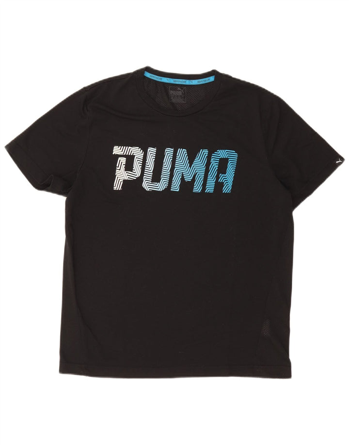 Puma T-Shirt Graphique Homme Noir Moyen Polyester