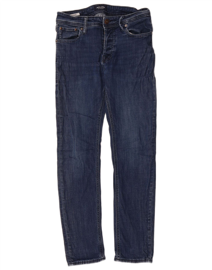 Jack & Jones Jean Slim GLENN W30 L32 Homme Bleu Coton