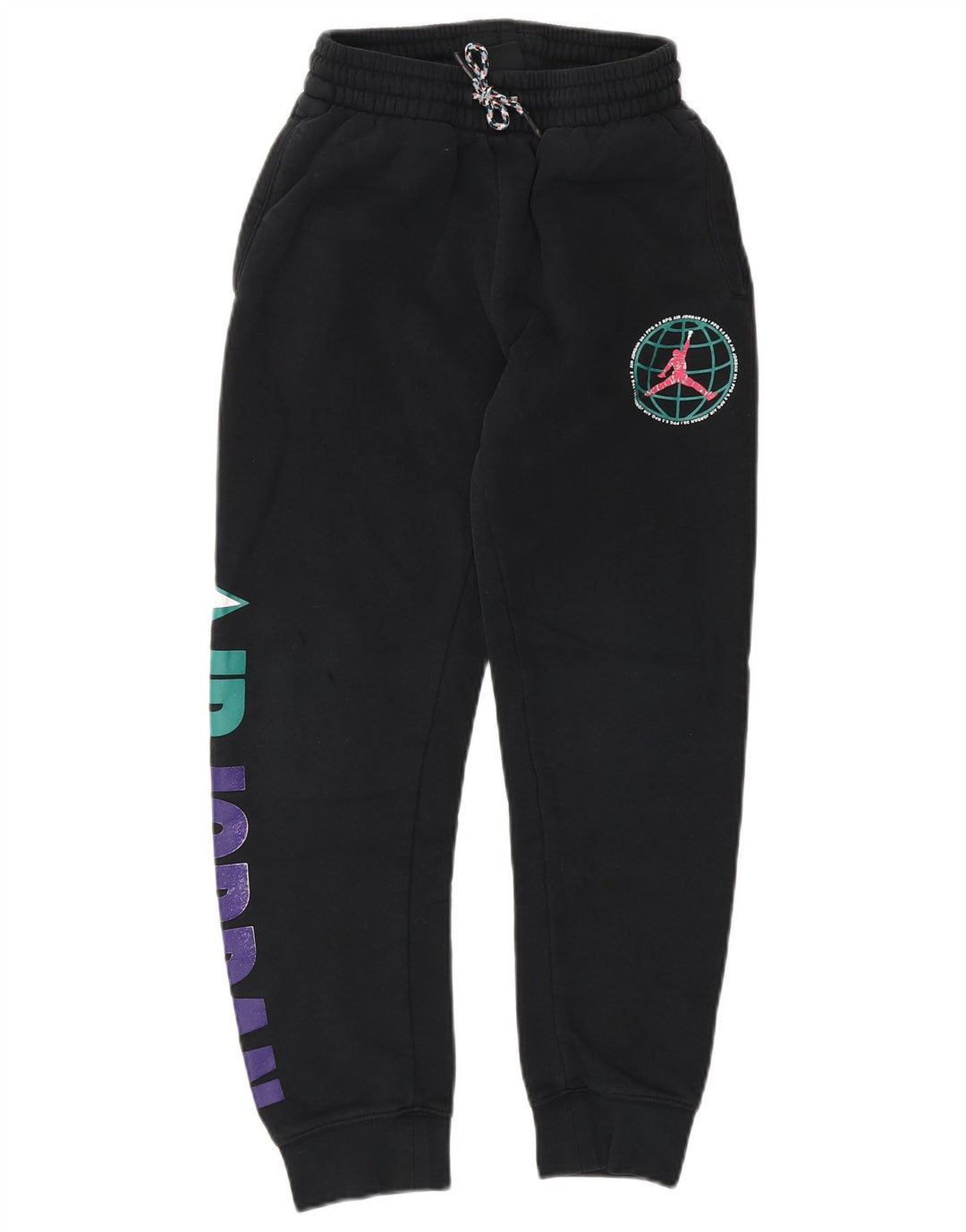 Jordan Pantalon de survêtement graphique pour garçon 10-11 ans Noir moyen