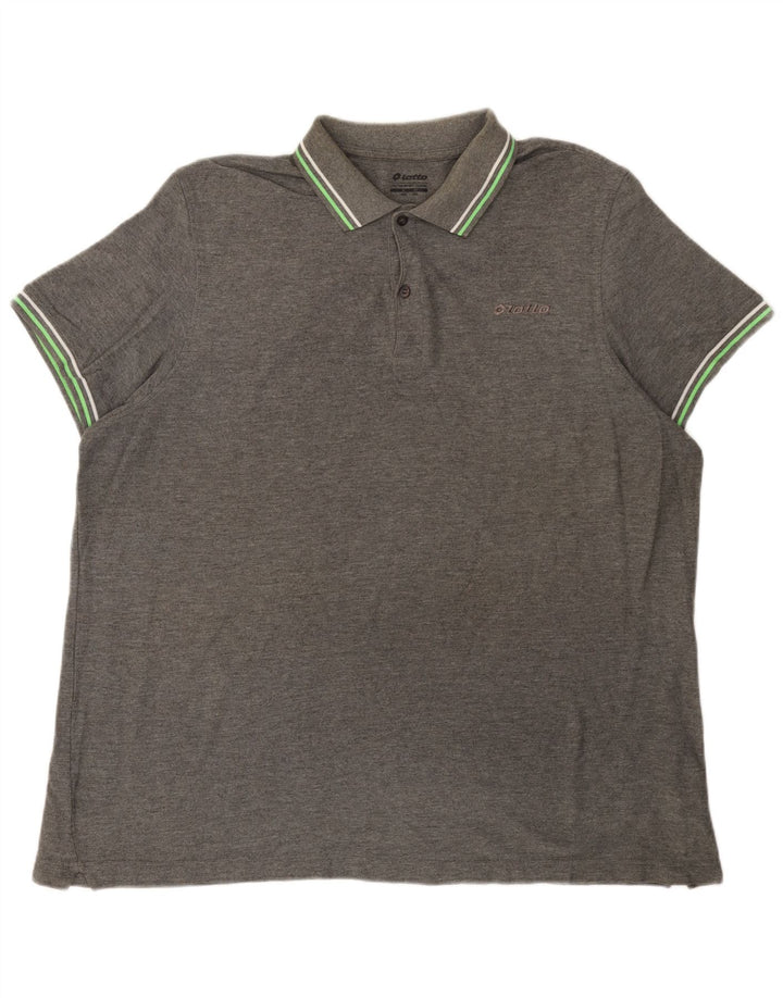 Lotto Polo Homme 2XL Gris Coton