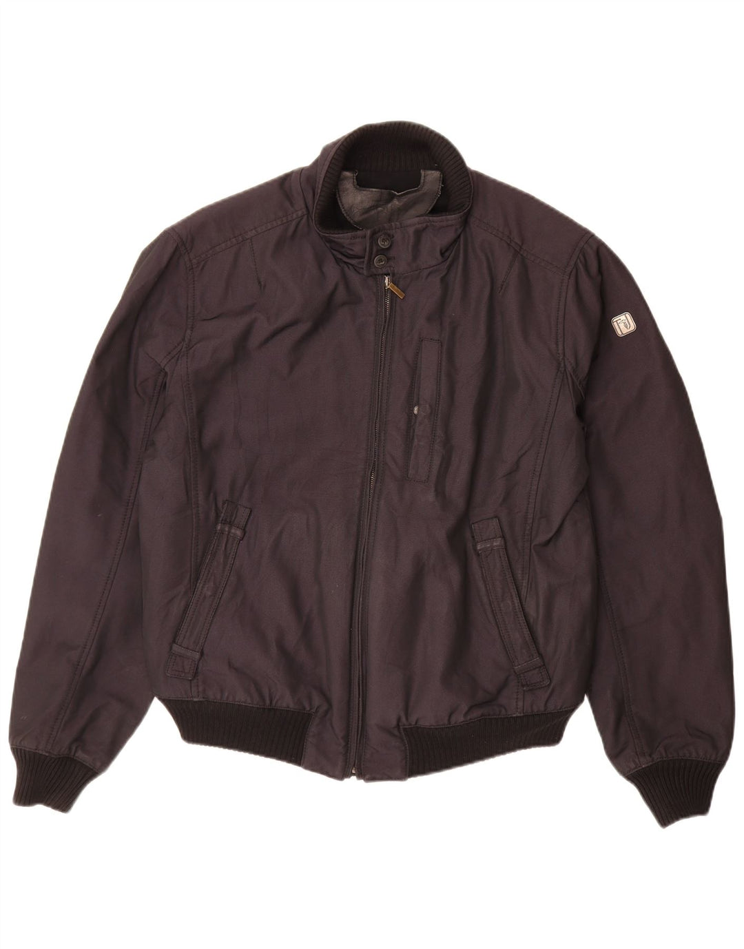 TRUSSARDI JEANS Blouson Bomber Homme IT 52 XL Noir Polyester