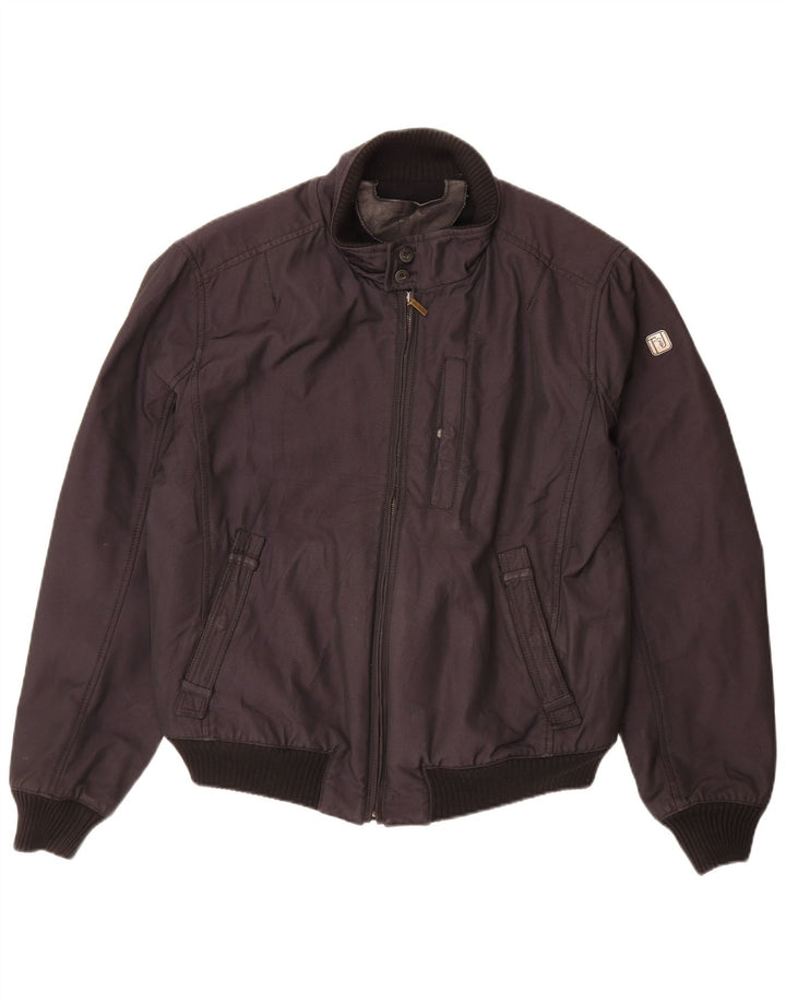 TRUSSARDI JEANS Blouson Bomber Homme IT 52 XL Noir Polyester