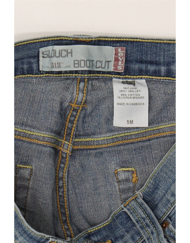 LEVI'S Womens 513 Bootcut Jeans US 5 Medium W32 L32 Blue Cotton Vintage Levi's and Second-Hand Levi's from Messina Hembry 