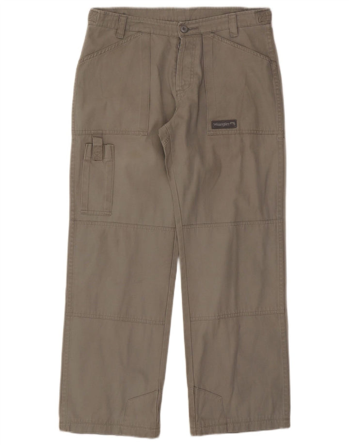 Wrangler Pantalon Cargo Droit Homme W32 L28 Gris Coton
