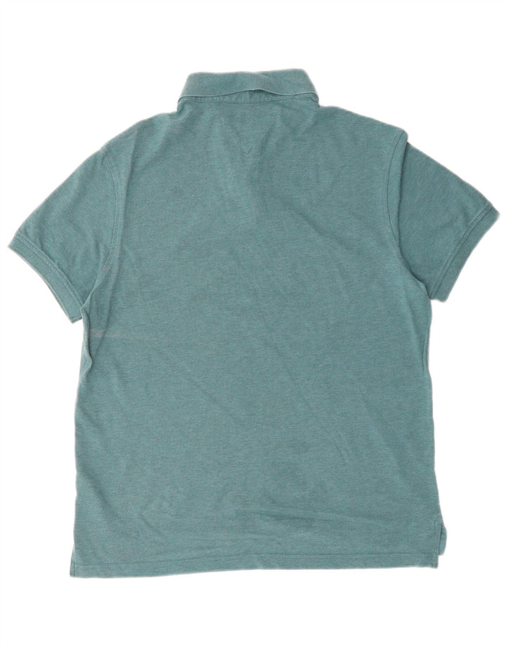 Tommy Hilfiger Polo Homme Bleu Moyen Coton