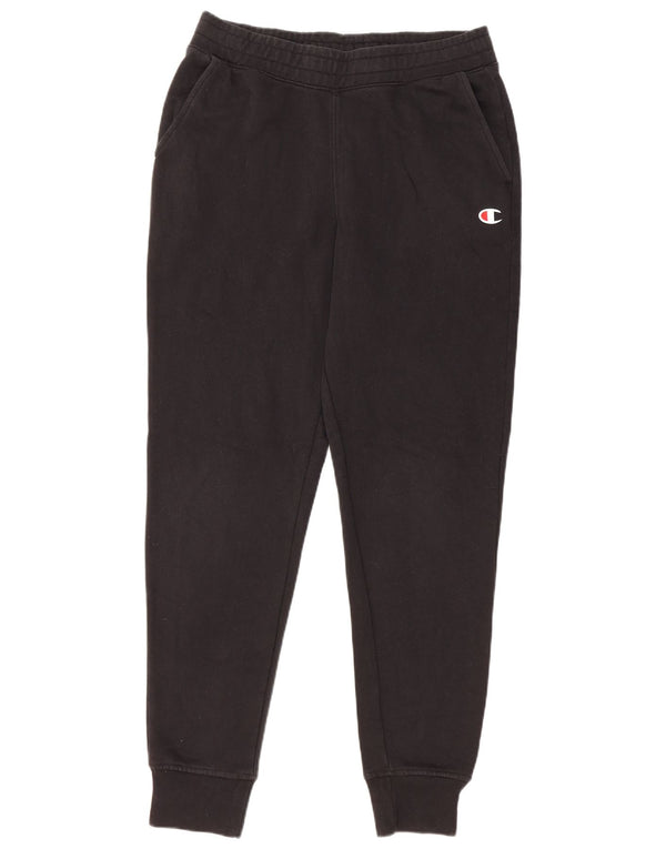 Champion Pantalon de survêtement pour femme Joggers UK 14 Medium Noir Coton