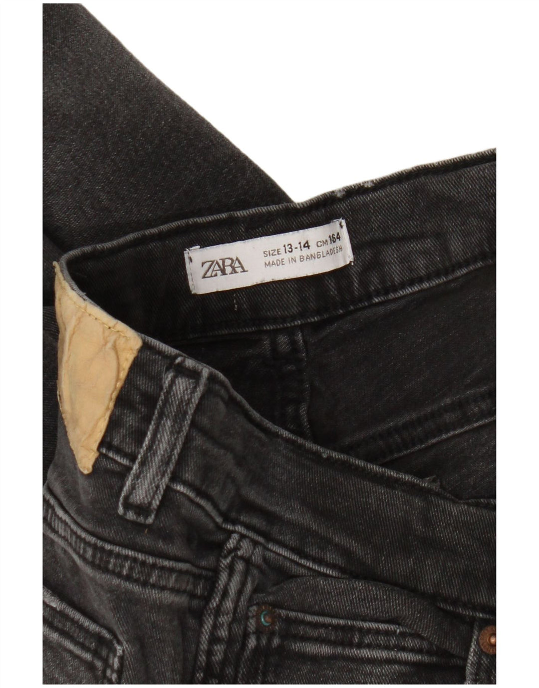 Zara Jeans Bootcut Filles 13-14 ans W28 L27 Gris