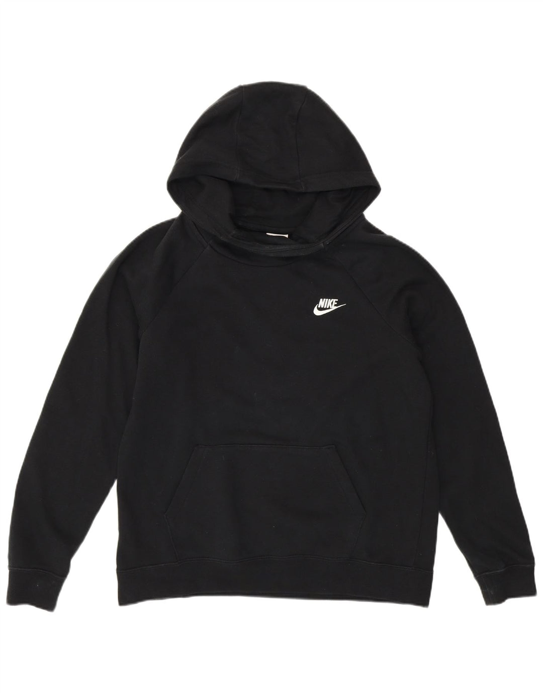 NIKE Pull à capuche pour femme UK 14 Medium Noir