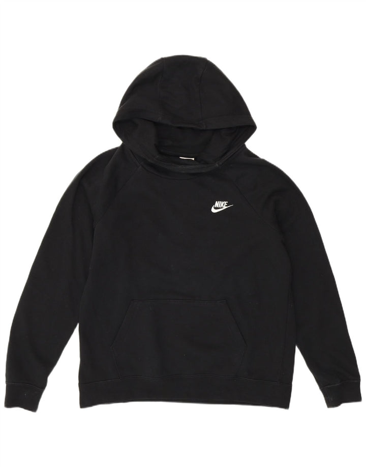 NIKE Pull à capuche pour femme UK 14 Medium Noir