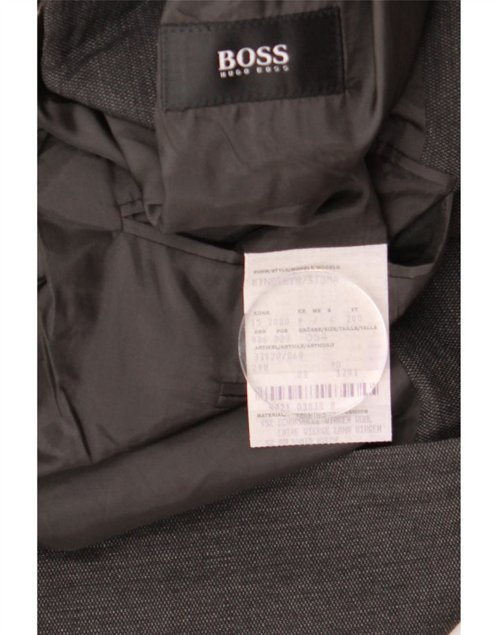 HUGO BOSS Veste Blazer 3 Boutons Homme EU 54 2XL Gris Laine