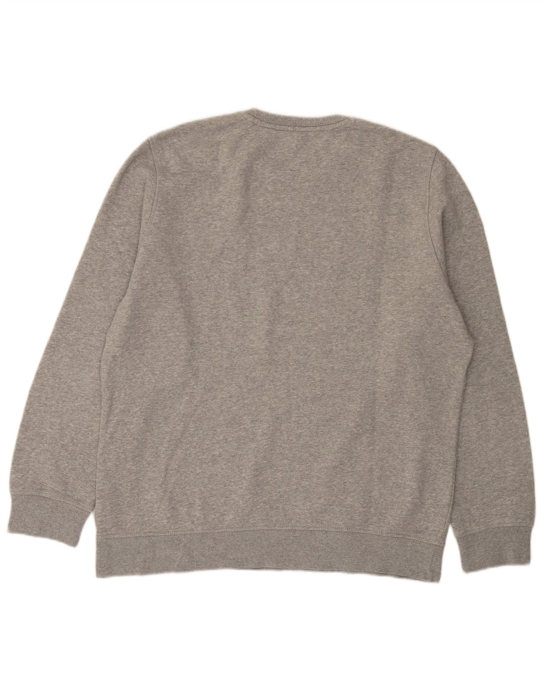 Reebok Sweatshirt Jumper Large Gris Moucheté Coton Homme