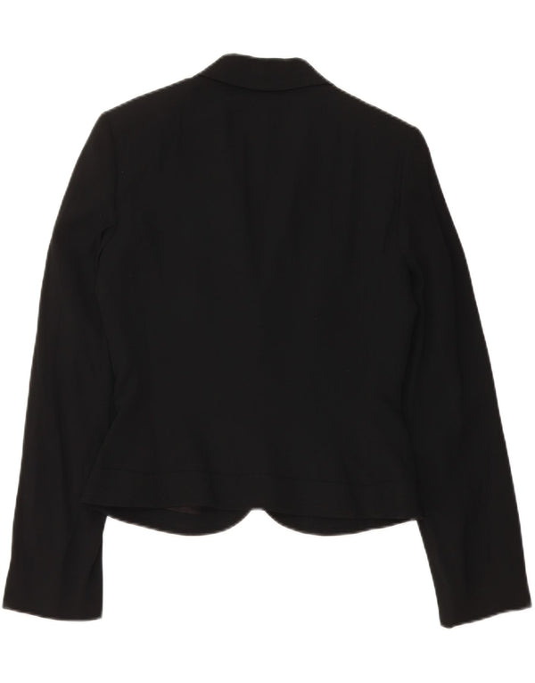 Seventy Veste Blazer Courte 1 Bouton Femme IT 40 Petite Viscose Noire