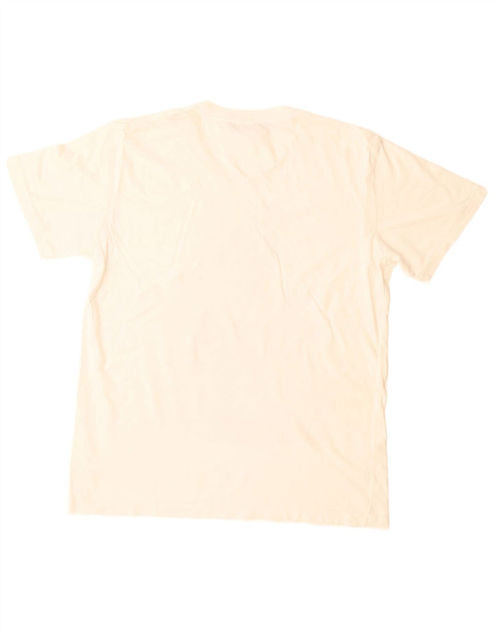 Trussardi Jeans T-Shirt Graphique Homme Grand Blanc