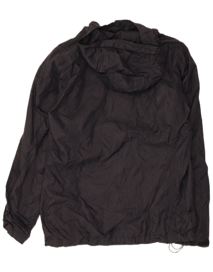 Columbia Veste de pluie à capuche pour femme UK 16 Large Noir Nylon