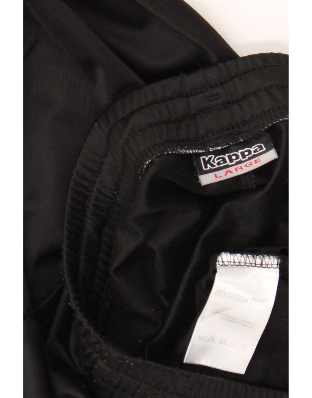 Kappa Pantalon de Survêtement Homme Joggers Large Noir Polyester