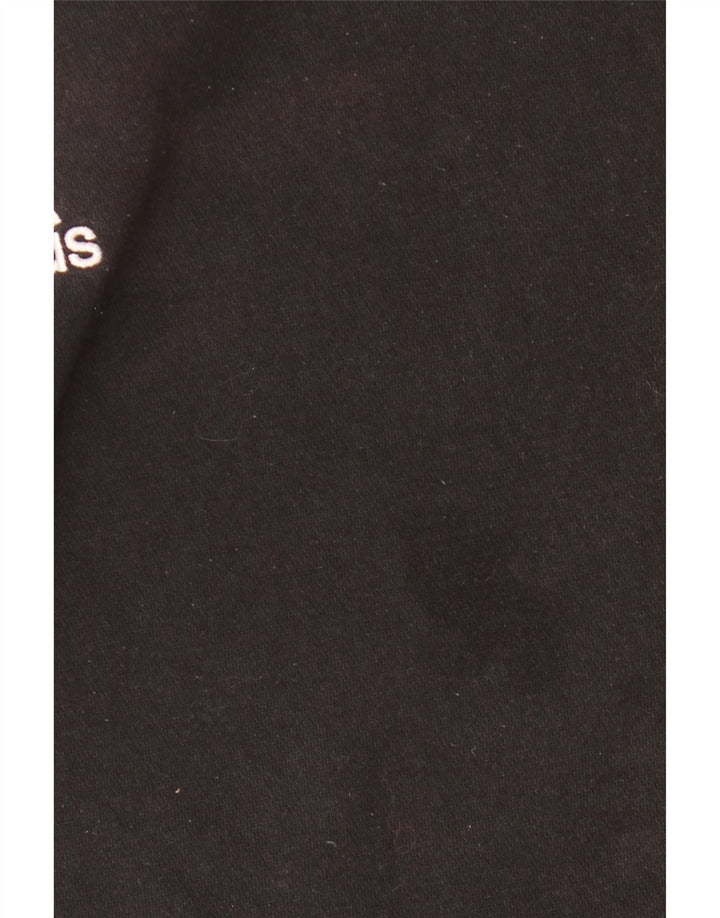 Adidas Pull à capuche pour homme en coton noir moyen
