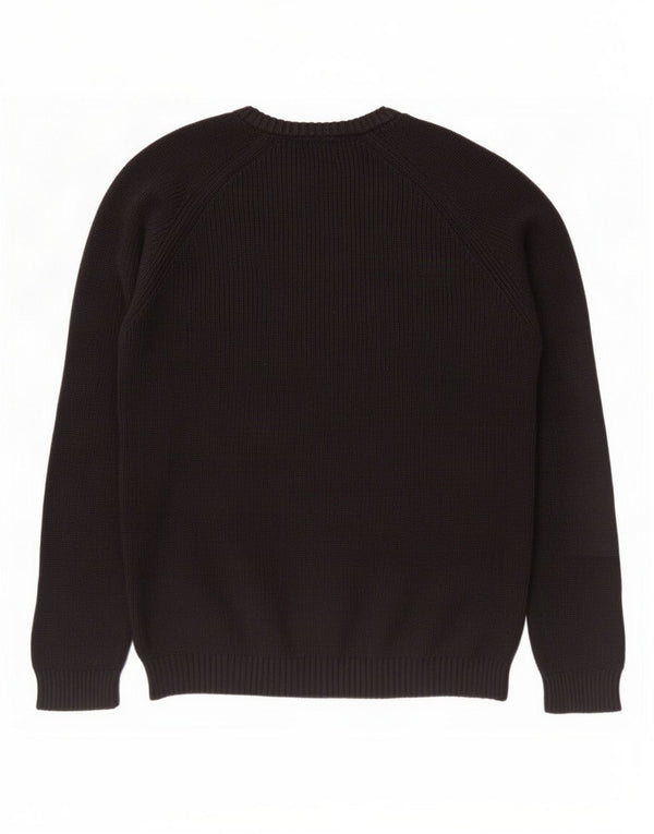Zara Pull Col Bateau Homme XL Noir Coton