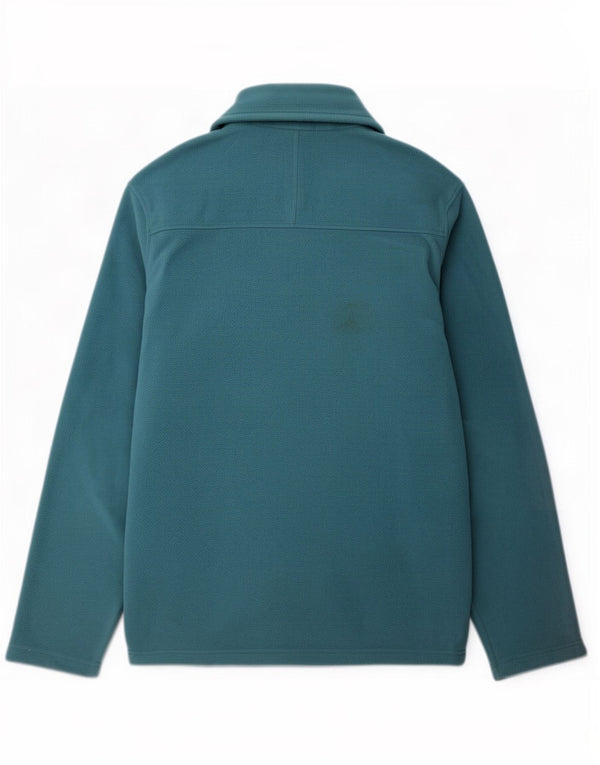 The North Face Pull polaire à col zippé pour homme Large Bleu Polyester
