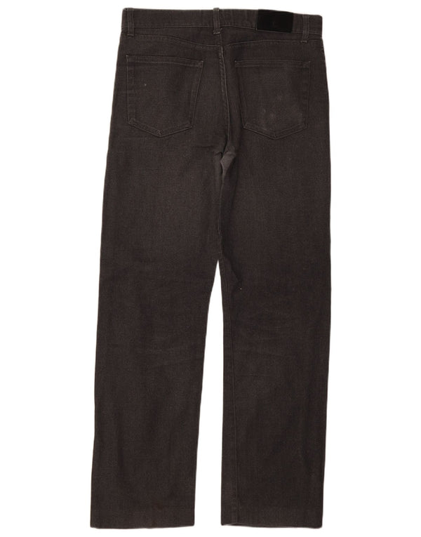 Zara Pantalon décontracté droit pour homme EU 42 Large W32 L30 Gris